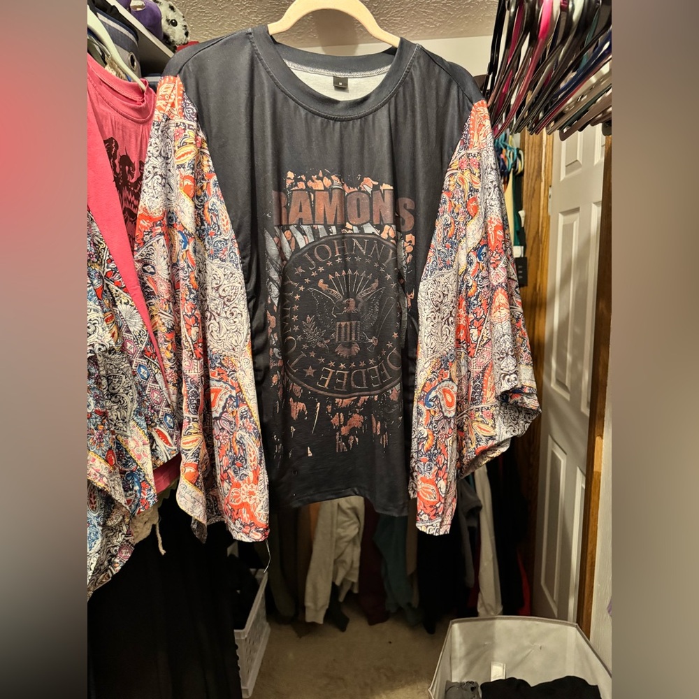 Boho Band t shirt top